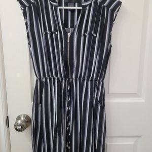 Stripped mini dress